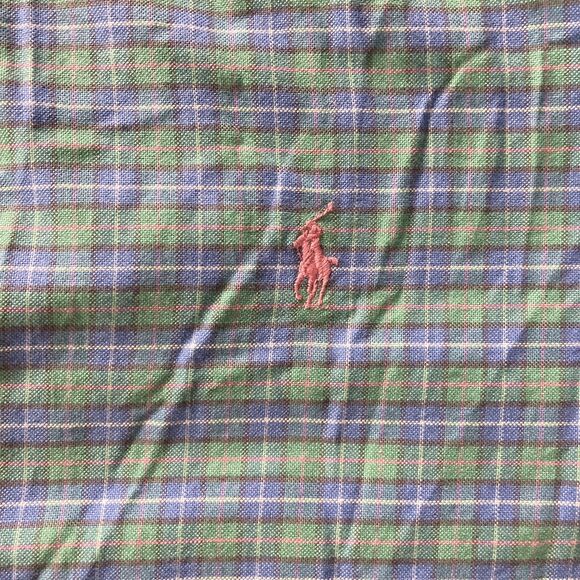 Ralph Lauren 4XB Tartan Plaid Shirt Pink Pony Short Sleeve Button Down Classic - Picture 2 of 9
